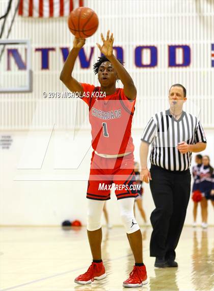Thumbnail 1 in Crossroads vs. Brentwood School photogallery.