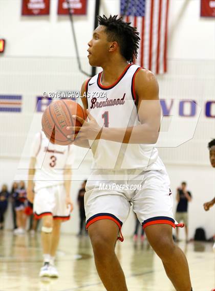 Thumbnail 2 in Crossroads vs. Brentwood School photogallery.