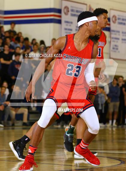 Thumbnail 2 in Crossroads vs. Brentwood School photogallery.