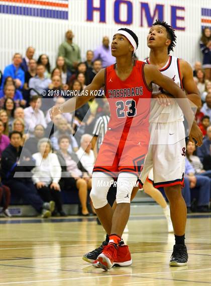 Thumbnail 3 in Crossroads vs. Brentwood School photogallery.