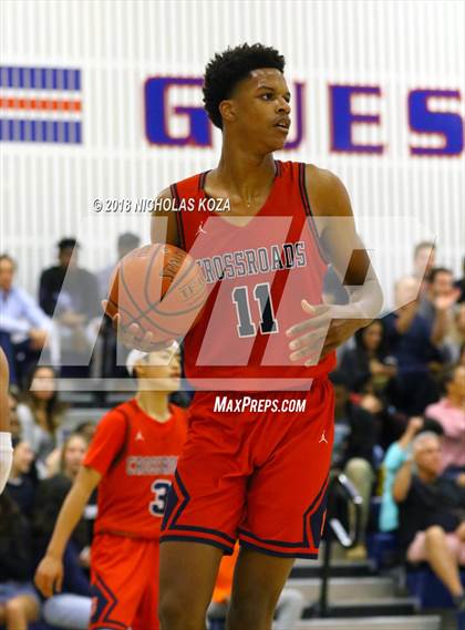 Thumbnail 1 in Crossroads vs. Brentwood School photogallery.