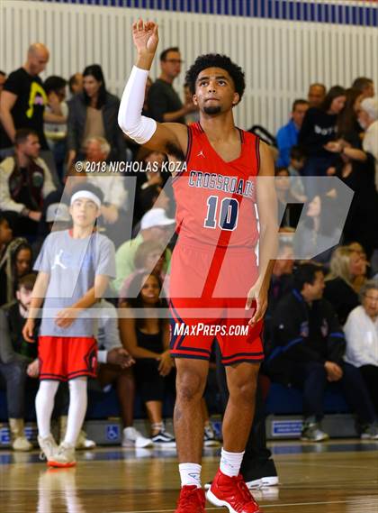 Thumbnail 2 in Crossroads vs. Brentwood School photogallery.
