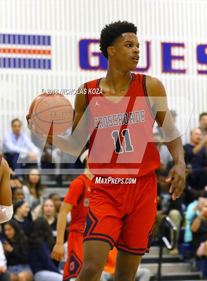 Thumbnail 2 in Crossroads vs. Brentwood School photogallery.