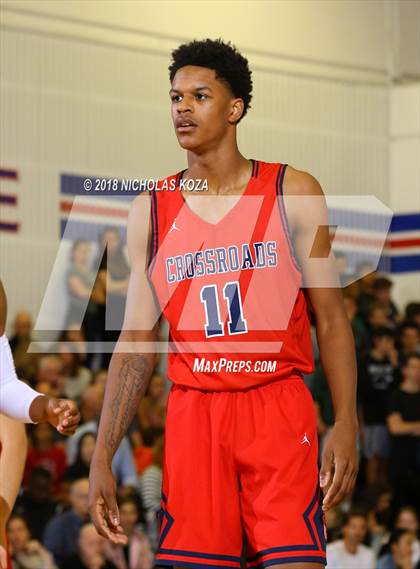 Thumbnail 2 in Crossroads vs. Brentwood School photogallery.