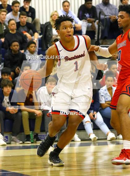 Thumbnail 2 in Crossroads vs. Brentwood School photogallery.