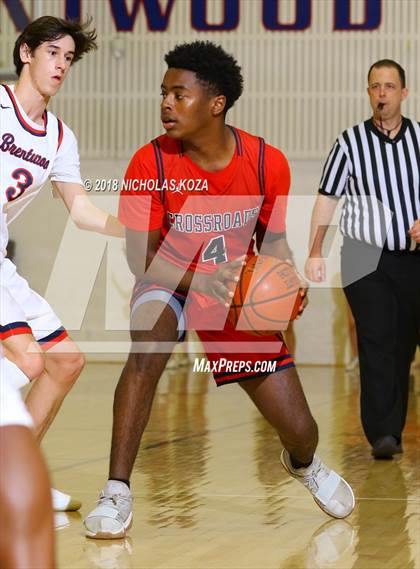 Thumbnail 2 in Crossroads vs. Brentwood School photogallery.
