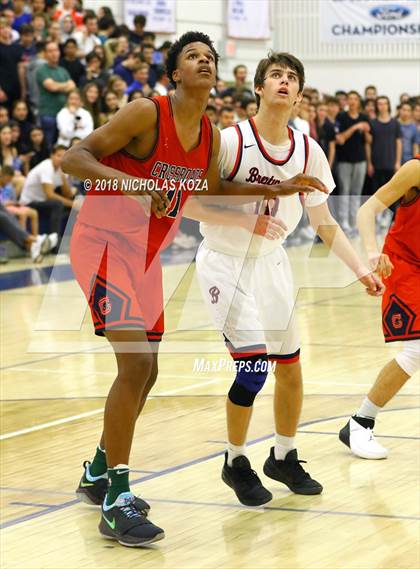 Thumbnail 3 in Crossroads vs. Brentwood School photogallery.