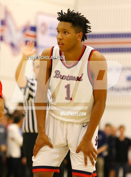 Thumbnail 3 in Crossroads vs. Brentwood School photogallery.