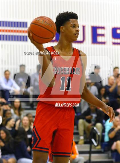 Thumbnail 3 in Crossroads vs. Brentwood School photogallery.