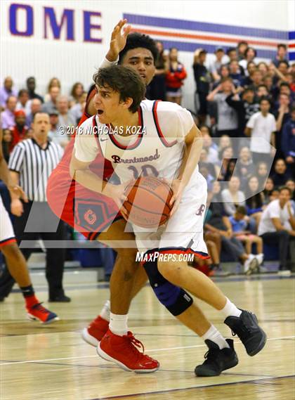 Thumbnail 1 in Crossroads vs. Brentwood School photogallery.