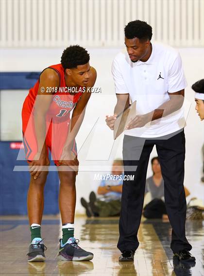 Thumbnail 2 in Crossroads vs. Brentwood School photogallery.