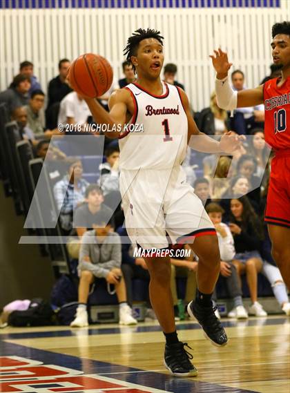 Thumbnail 1 in Crossroads vs. Brentwood School photogallery.
