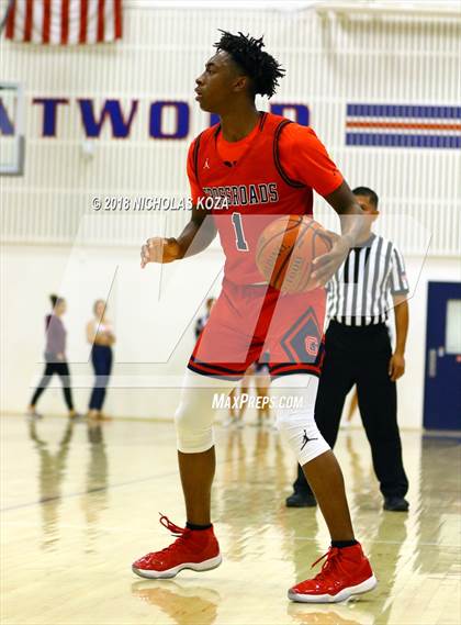 Thumbnail 3 in Crossroads vs. Brentwood School photogallery.