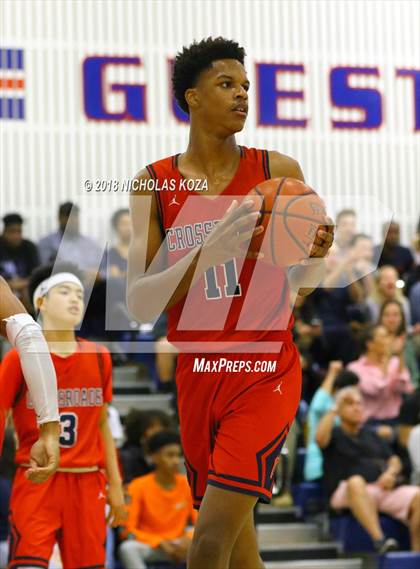 Thumbnail 3 in Crossroads vs. Brentwood School photogallery.