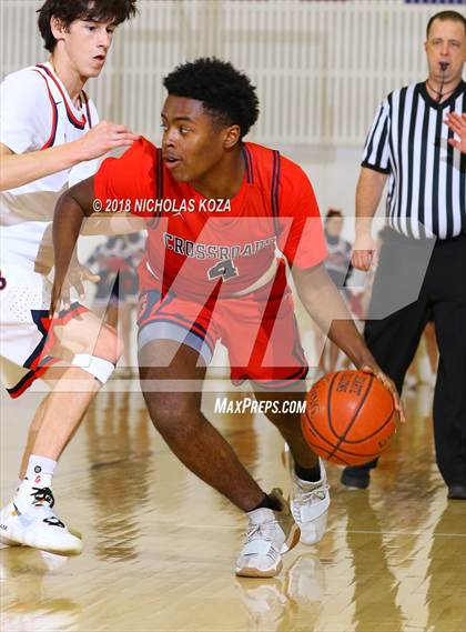 Thumbnail 3 in Crossroads vs. Brentwood School photogallery.