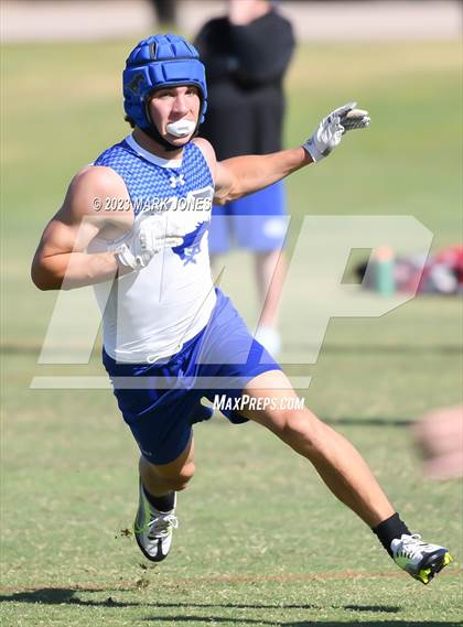 Thumbnail 1 in Notre Dame Prep vs. Sunrise Mountain (Gotta Believe - 7 V 7) photogallery.