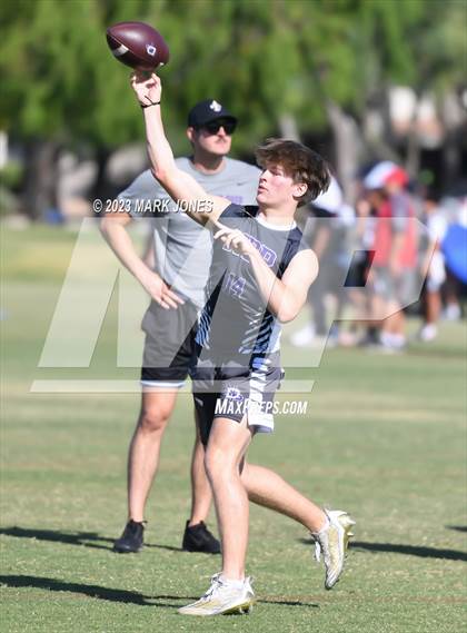Thumbnail 1 in Notre Dame Prep vs. Sunrise Mountain (Gotta Believe - 7 V 7) photogallery.