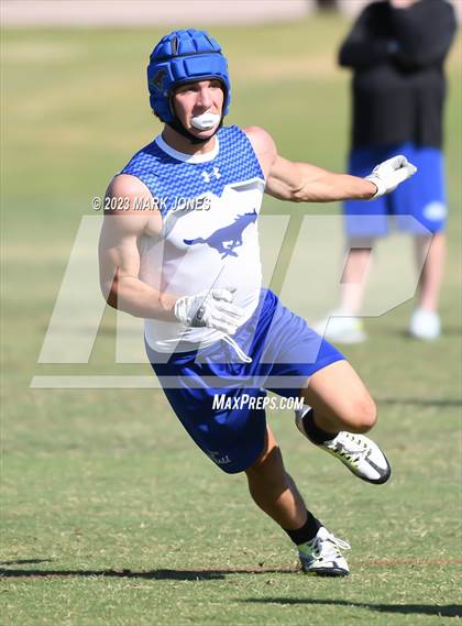 Thumbnail 3 in Notre Dame Prep vs. Sunrise Mountain (Gotta Believe - 7 V 7) photogallery.