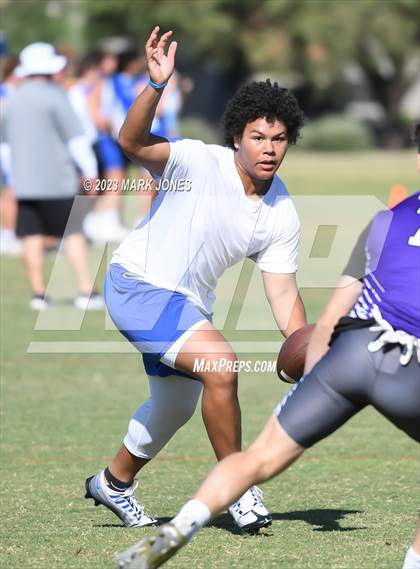 Thumbnail 3 in Notre Dame Prep vs. Sunrise Mountain (Gotta Believe - 7 V 7) photogallery.