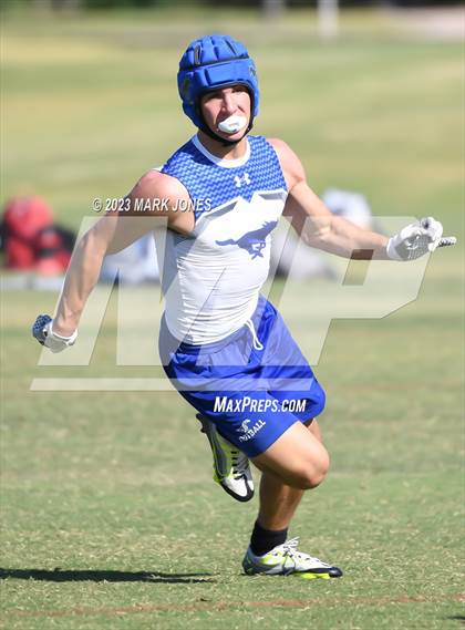 Thumbnail 2 in Notre Dame Prep vs. Sunrise Mountain (Gotta Believe - 7 V 7) photogallery.