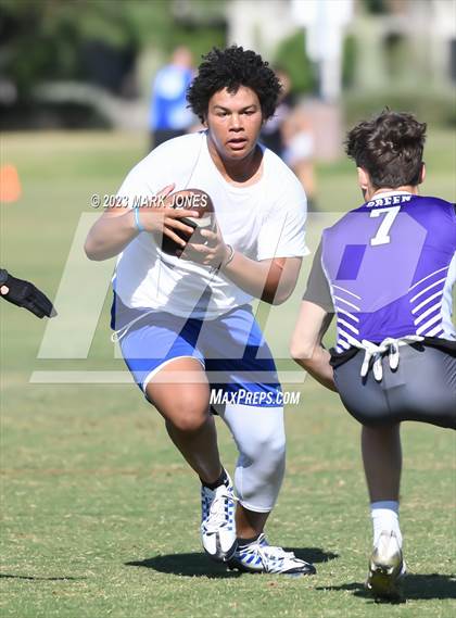 Thumbnail 1 in Notre Dame Prep vs. Sunrise Mountain (Gotta Believe - 7 V 7) photogallery.