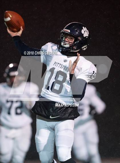 Thumbnail 3 in Pittsford vs. Aquinas Institute (Section 5 Class AA Semifinal) photogallery.