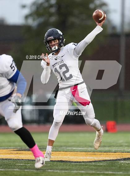 Thumbnail 2 in Pittsford vs. Aquinas Institute (Section 5 Class AA Semifinal) photogallery.