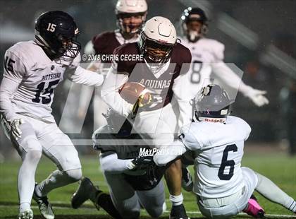 Thumbnail 3 in Pittsford vs. Aquinas Institute (Section 5 Class AA Semifinal) photogallery.