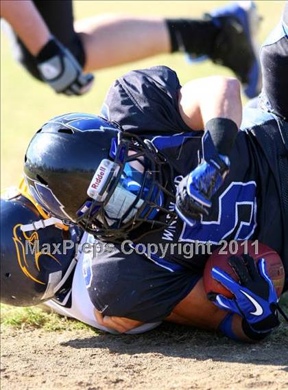 Thumbnail 2 in Southlands Christian @ Windward (CIF SS D1 8-Man Playoffs) photogallery.