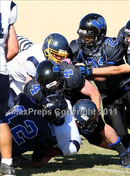 Thumbnail 2 in Southlands Christian @ Windward (CIF SS D1 8-Man Playoffs) photogallery.