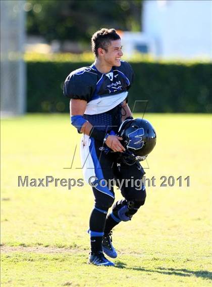 Thumbnail 2 in Southlands Christian @ Windward (CIF SS D1 8-Man Playoffs) photogallery.