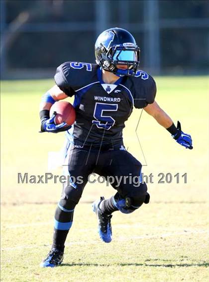 Thumbnail 2 in Southlands Christian @ Windward (CIF SS D1 8-Man Playoffs) photogallery.