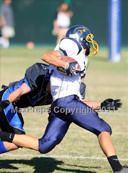 Thumbnail 3 in Southlands Christian @ Windward (CIF SS D1 8-Man Playoffs) photogallery.