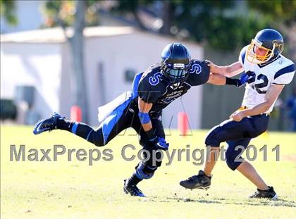 Thumbnail 2 in Southlands Christian @ Windward (CIF SS D1 8-Man Playoffs) photogallery.