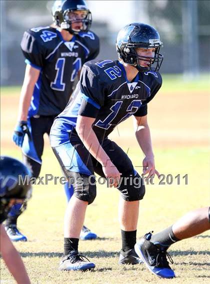 Thumbnail 2 in Southlands Christian @ Windward (CIF SS D1 8-Man Playoffs) photogallery.