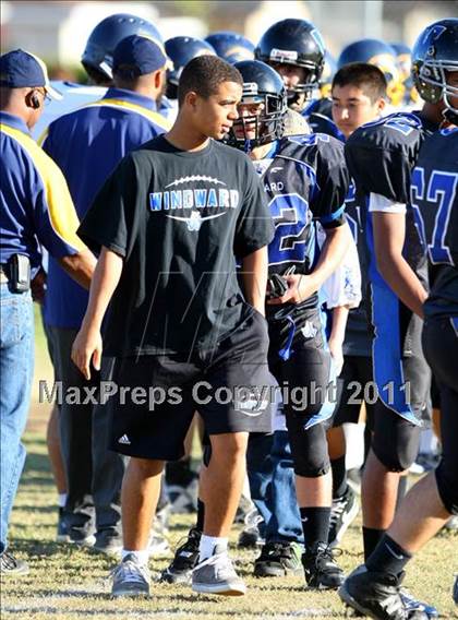 Thumbnail 1 in Southlands Christian @ Windward (CIF SS D1 8-Man Playoffs) photogallery.