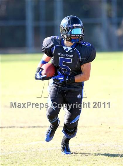 Thumbnail 3 in Southlands Christian @ Windward (CIF SS D1 8-Man Playoffs) photogallery.