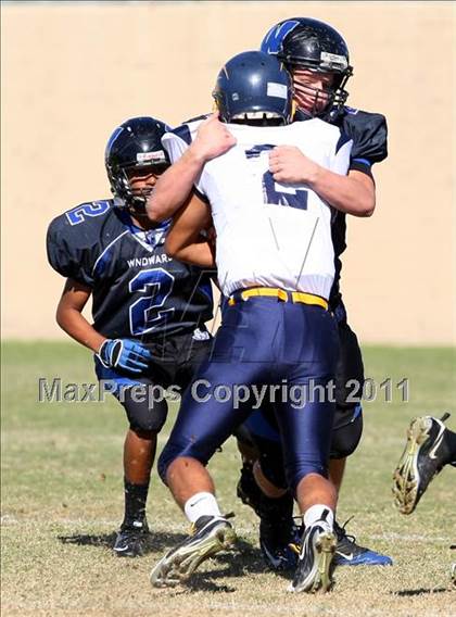 Thumbnail 2 in Southlands Christian @ Windward (CIF SS D1 8-Man Playoffs) photogallery.