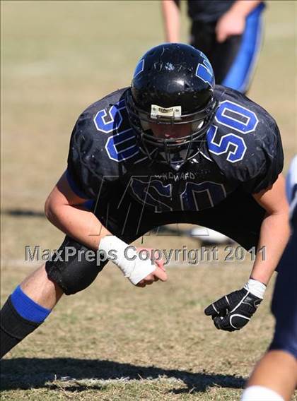 Thumbnail 2 in Southlands Christian @ Windward (CIF SS D1 8-Man Playoffs) photogallery.