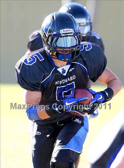 Thumbnail 2 in Southlands Christian @ Windward (CIF SS D1 8-Man Playoffs) photogallery.