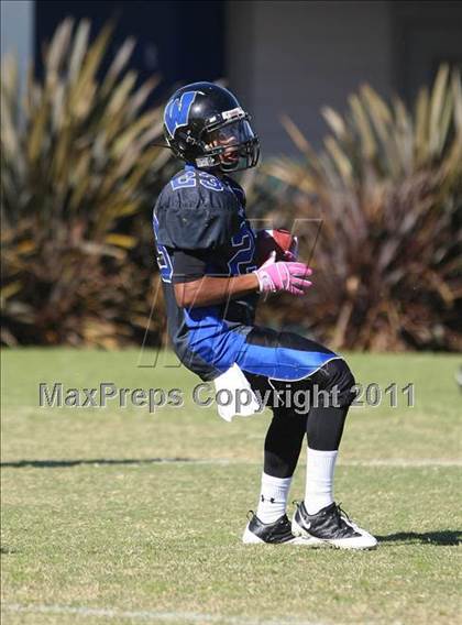Thumbnail 3 in Southlands Christian @ Windward (CIF SS D1 8-Man Playoffs) photogallery.