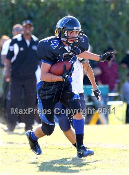 Thumbnail 2 in Southlands Christian @ Windward (CIF SS D1 8-Man Playoffs) photogallery.