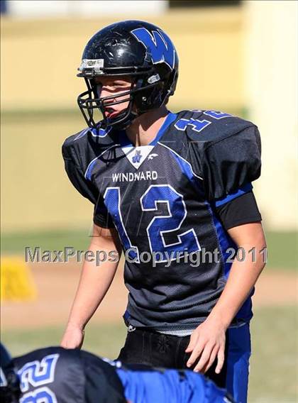 Thumbnail 2 in Southlands Christian @ Windward (CIF SS D1 8-Man Playoffs) photogallery.