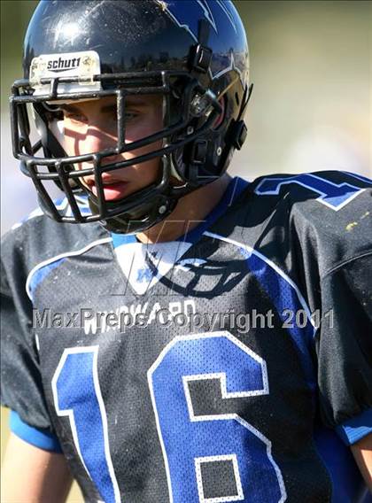 Thumbnail 3 in Southlands Christian @ Windward (CIF SS D1 8-Man Playoffs) photogallery.