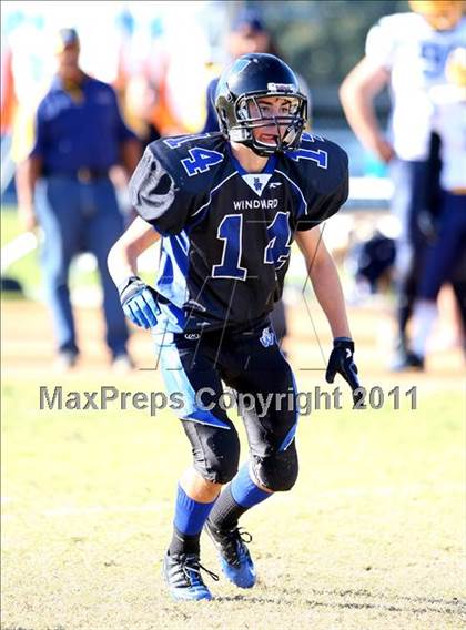 Thumbnail 3 in Southlands Christian @ Windward (CIF SS D1 8-Man Playoffs) photogallery.