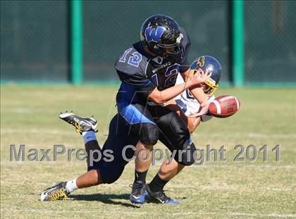 Thumbnail 2 in Southlands Christian @ Windward (CIF SS D1 8-Man Playoffs) photogallery.