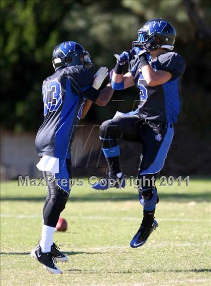 Thumbnail 2 in Southlands Christian @ Windward (CIF SS D1 8-Man Playoffs) photogallery.