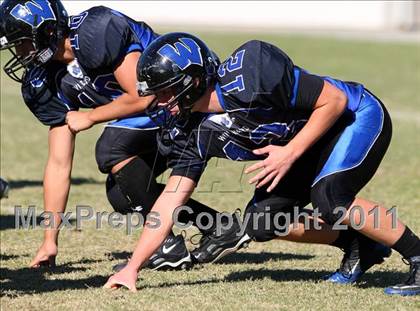 Thumbnail 3 in Southlands Christian @ Windward (CIF SS D1 8-Man Playoffs) photogallery.