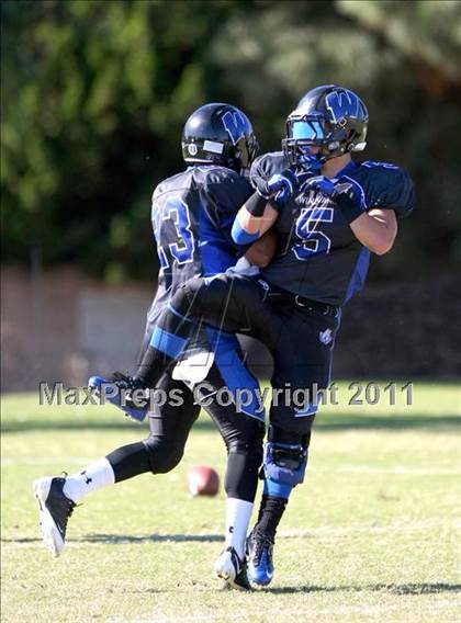 Thumbnail 2 in Southlands Christian @ Windward (CIF SS D1 8-Man Playoffs) photogallery.