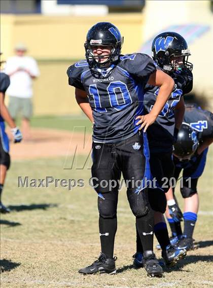 Thumbnail 2 in Southlands Christian @ Windward (CIF SS D1 8-Man Playoffs) photogallery.